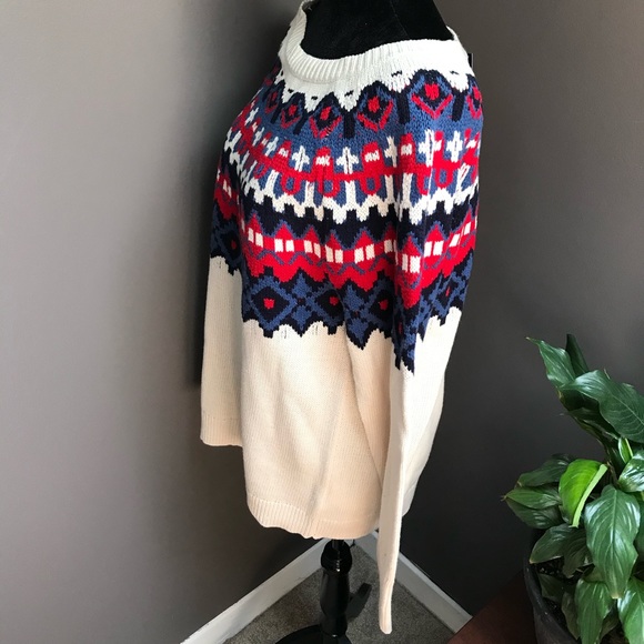 NWT Chaps Women’s Large Knitted  Sweater - Picture 2 of 8